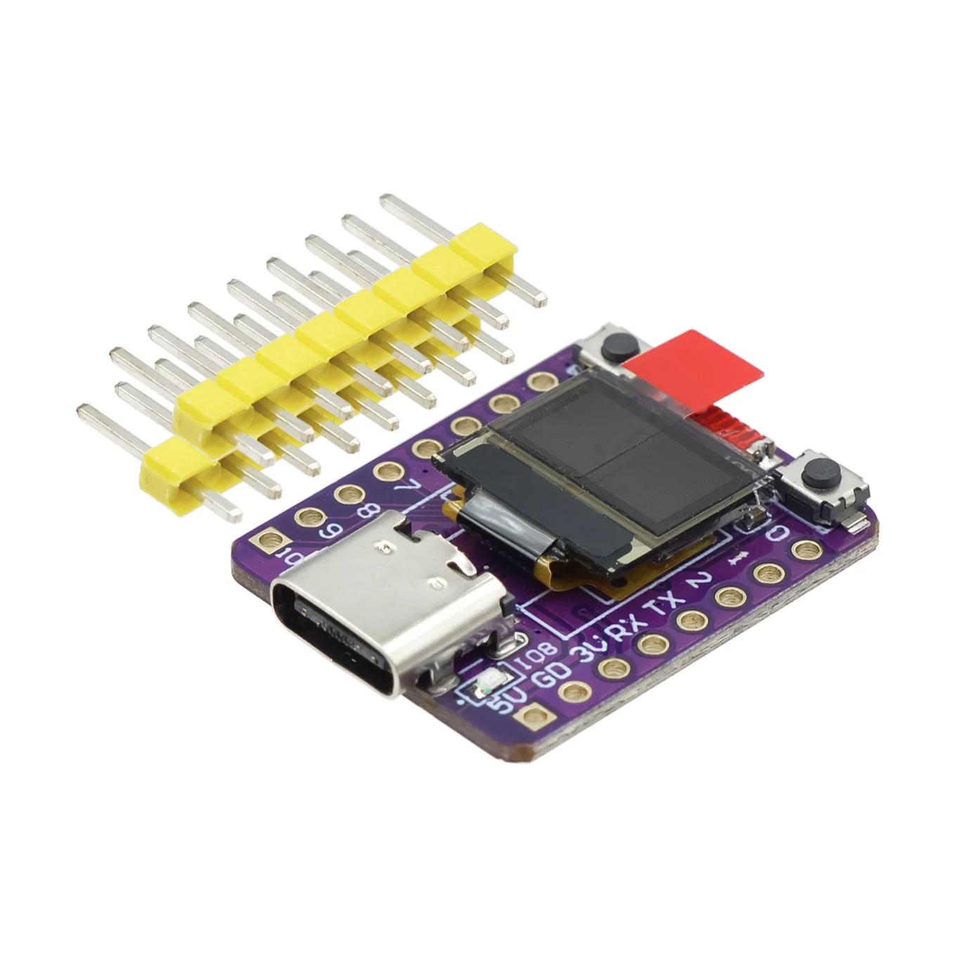 ESP32-C3 OLED Development Board With 0.42 Inch OLED Module Ceramic Antenna Wifi Bluetooth ESP32 Supermini Development Board
ESP32-C3 OLED Development Board With 0.42 Inch OLED Module Ceramic Antenna Wifi Bluetooth ESP32 Supermini Development Board
