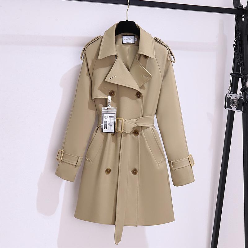 Women s Petite Khaki Trench Coat - British & Korean Style for Spring, Autumn, and Winter 2025. S
Women s Petite Khaki Trench Coat - British & Korean Style for Spring, Autumn, and Winter 2025. S