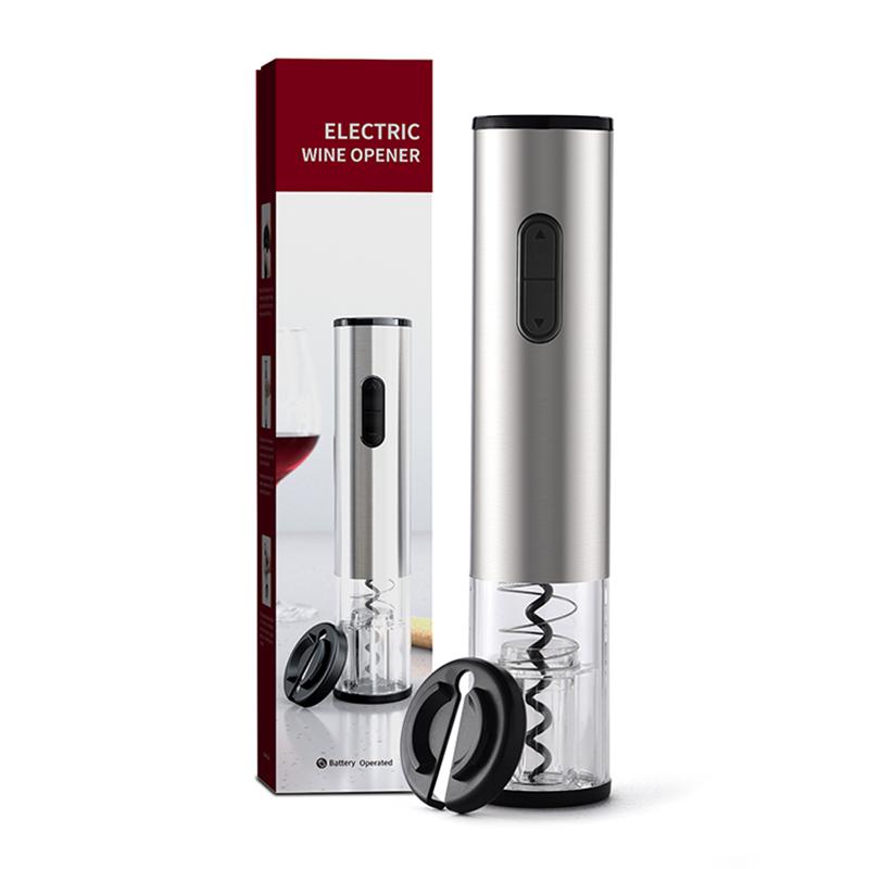 Electric Wine Opener Stainless Steel Wine Bottle Opener Wine Corkscrew with LED Light and Tin Cutter Bar Wine Tool Size 1
Electric Wine Opener Stainless Steel Wine Bottle Opener Wine Corkscrew with LED Light and Tin Cutter Bar Wine Tool Size 1