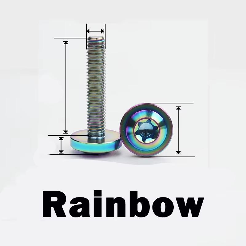 1pcs Truss Torx Head Screw Titanium Ti Bolt M4 M5 M6 M8 Length:10-60mm For Motorcycle,Bicycle Part Modification Fasteners M4x10mm
1pcs Truss Torx Head Screw Titanium Ti Bolt M4 M5 M6 M8 Length:10-60mm For Motorcycle,Bicycle Part Modification Fasteners M4x10mm