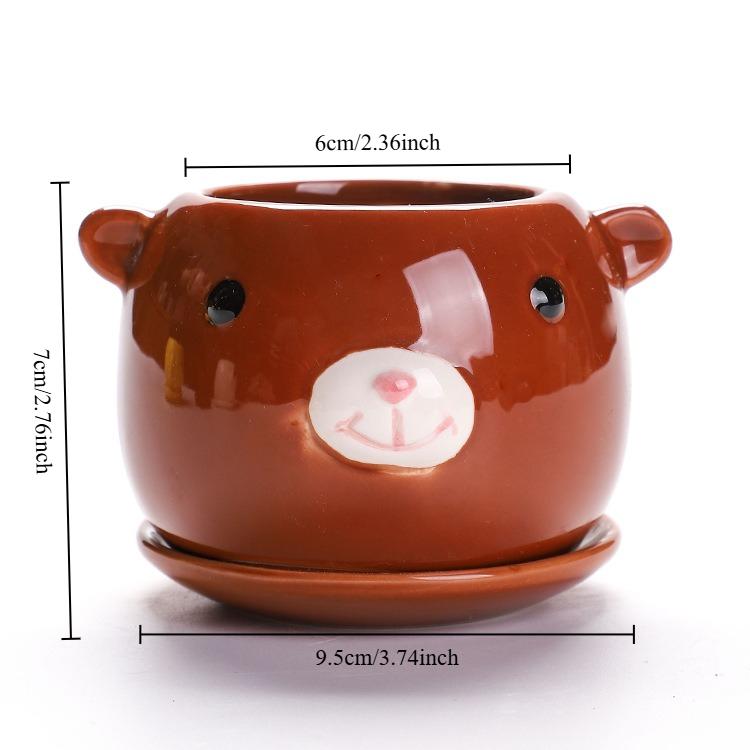 Succulent Cartoon Flowerpot Ceramic Lightweight Breathable Simple Plant Creative Personality Flowerpot
Succulent Cartoon Flowerpot Ceramic Lightweight Breathable Simple Plant Creative Personality Flowerpot