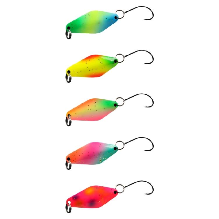 Fishing Tackle Accessories Double Side Painting Copper Spoon Fishing Lures Rhombus Lures Glow Spinner Baits
Fishing Tackle Accessories Double Side Painting Copper Spoon Fishing Lures Rhombus Lures Glow Spinner Baits