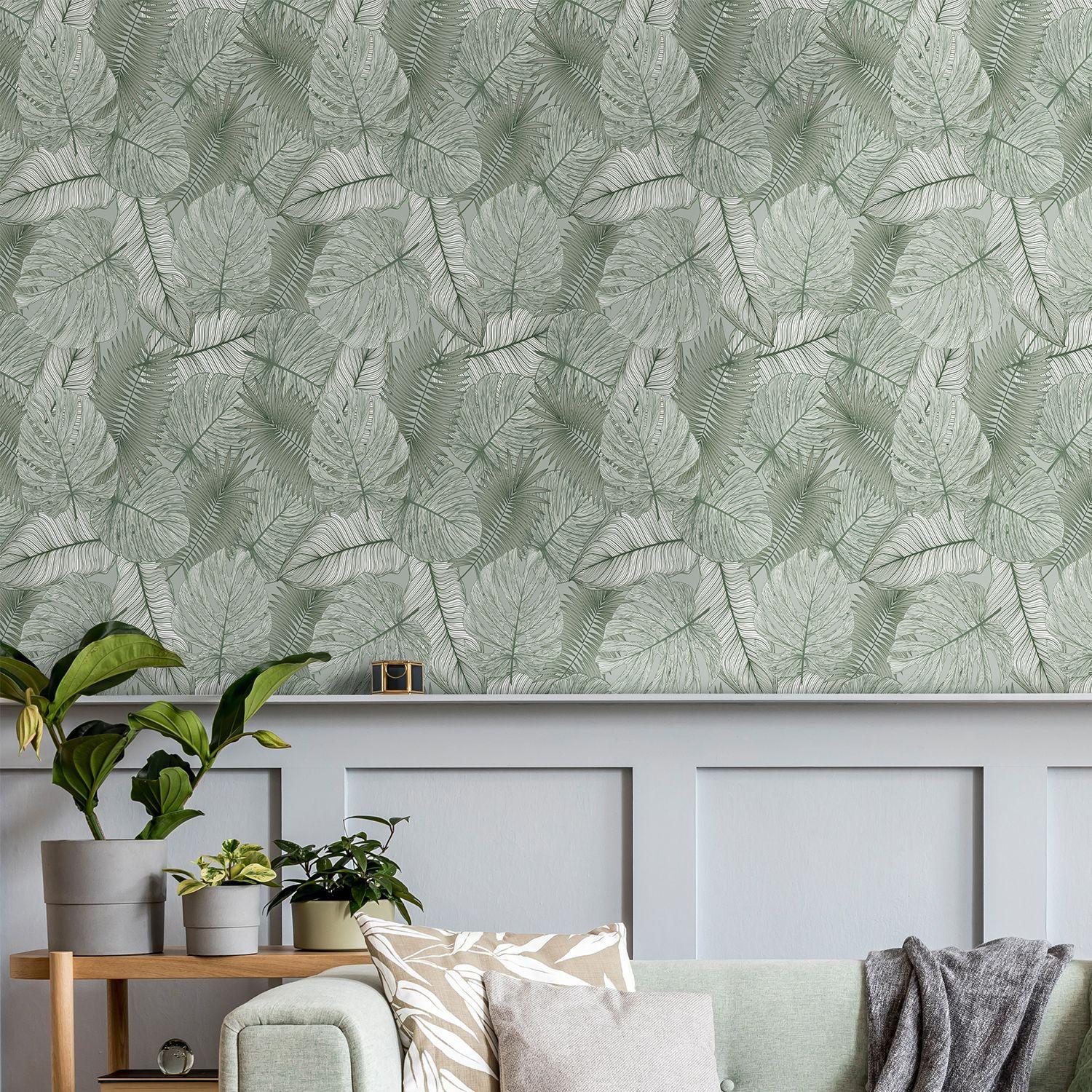 Peel and Stick Palm Leaf Wallpaper Self-Adhesive Prepasted Waterproof Wallpapers for Restaurant Wall Cabinet 40x100cm
Peel and Stick Palm Leaf Wallpaper Self-Adhesive Prepasted Waterproof Wallpapers for Restaurant Wall Cabinet 40x100cm