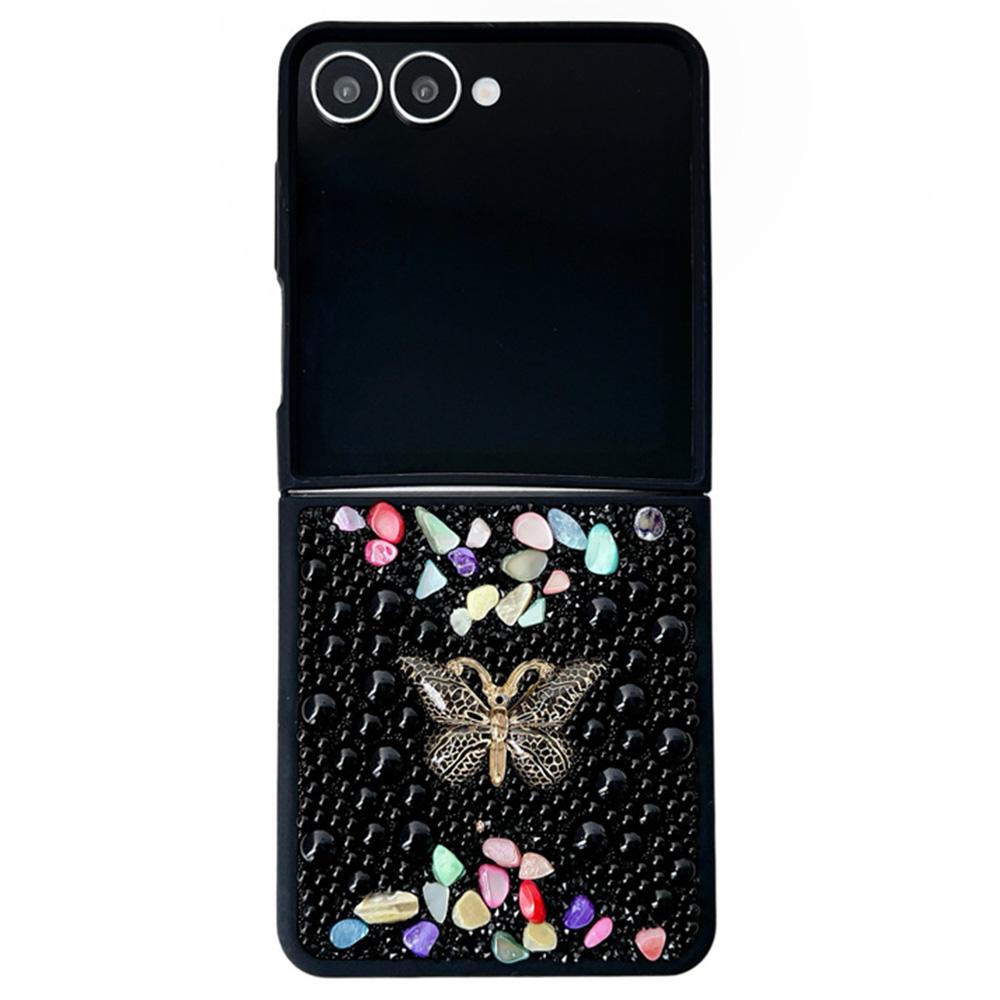 For Samsung Galaxy Z Flip7 5G PC Phone Case Colorful Rhinestone Butterfly Decor Mobile Cover Black
For Samsung Galaxy Z Flip7 5G PC Phone Case Colorful Rhinestone Butterfly Decor Mobile Cover Black