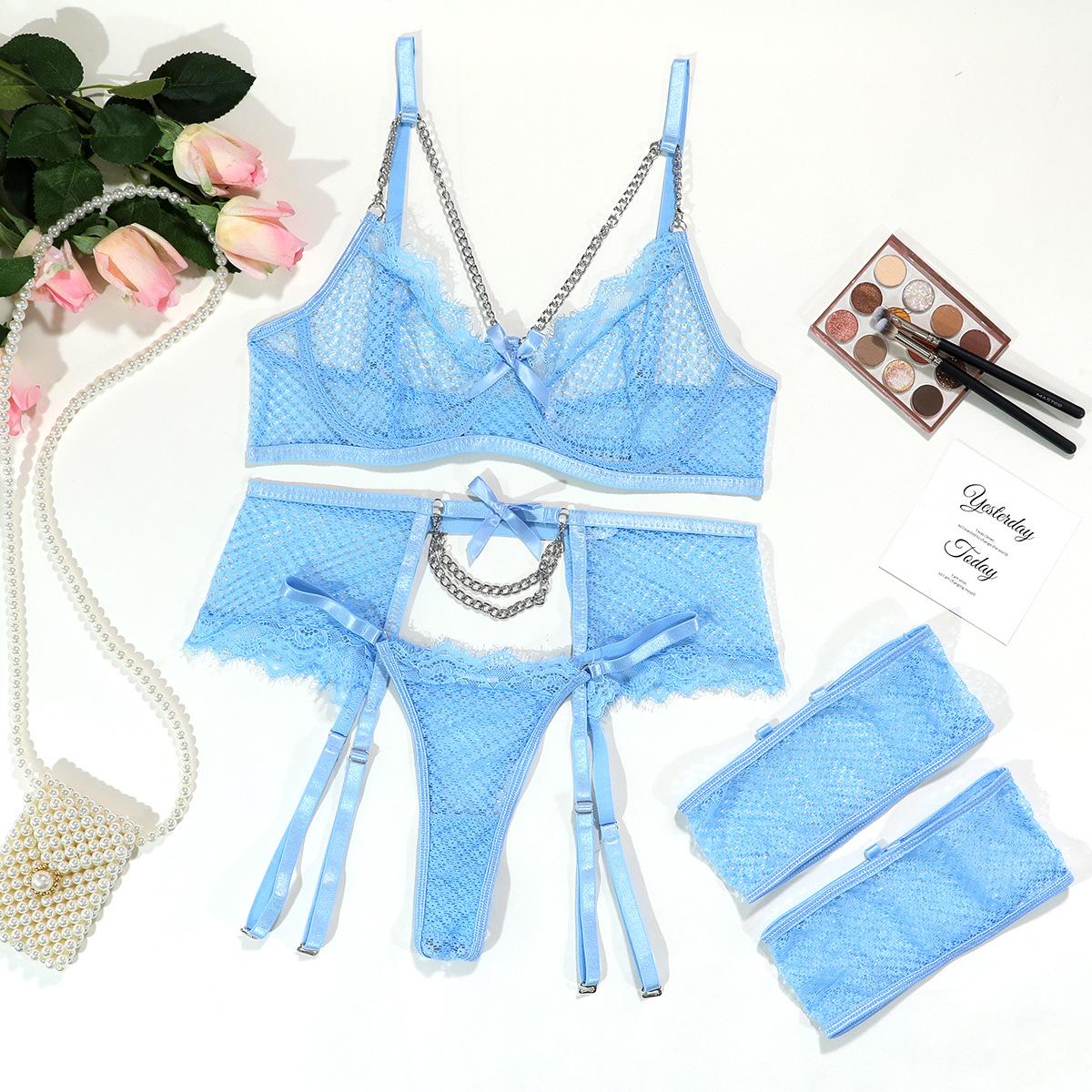 MAITA Sexy Lingerie Women s Underwear Set Sexy Lace Erotic Lingerie Set Female Underwear Set Lace Bra Panties Underwear M світло-синій колір
MAITA Sexy Lingerie Women s Underwear Set Sexy Lace Erotic Lingerie Set Female Underwear Set Lace Bra Panties Underwear M світло-синій колір
