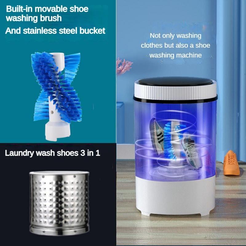 Household Small Electric Washing Machine Large Capacity Semi-automatic Shoe Washing Machine Multifunctional Washing Device
Household Small Electric Washing Machine Large Capacity Semi-automatic Shoe Washing Machine Multifunctional Washing Device