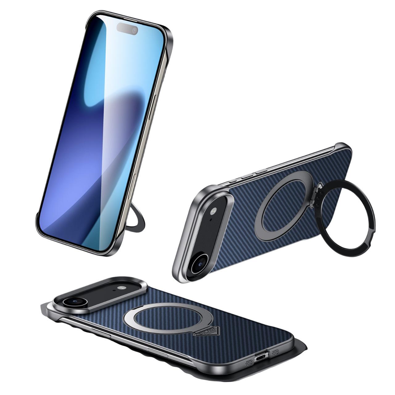SULADA For iPhone Air Case Compatible with MagSafe Kickstand PU+PC Phone Cover Carbon Fiber Texture
SULADA For iPhone Air Case Compatible with MagSafe Kickstand PU+PC Phone Cover Carbon Fiber Texture
