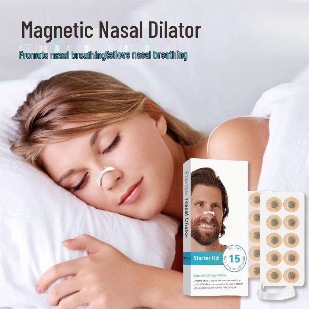 Magnetic Anti-Snoring Nasal Dilator Strips for Adults Breathing Expander - Black
Magnetic Anti-Snoring Nasal Dilator Strips for Adults Breathing Expander - Black