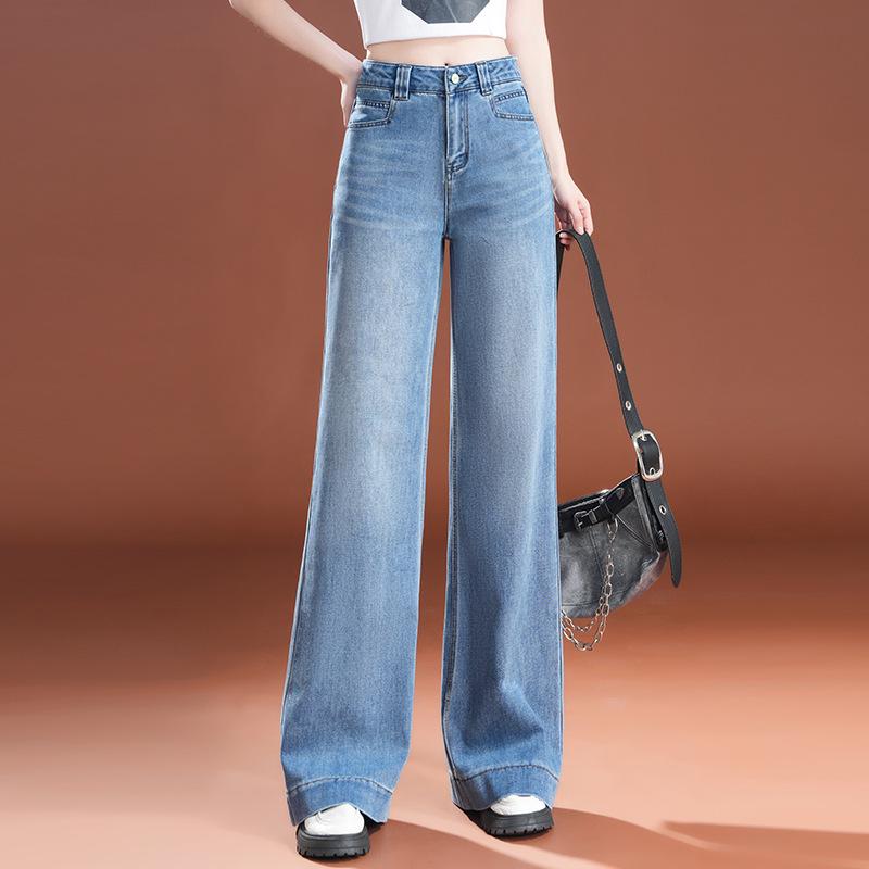 Retro Blue High-Waisted Wide-Leg Jeans for Women - Autumn/Winter 2025 Slimming Straight-Leg Pants 3XL светло-синий
Retro Blue High-Waisted Wide-Leg Jeans for Women - Autumn/Winter 2025 Slimming Straight-Leg Pants 3XL светло-синий