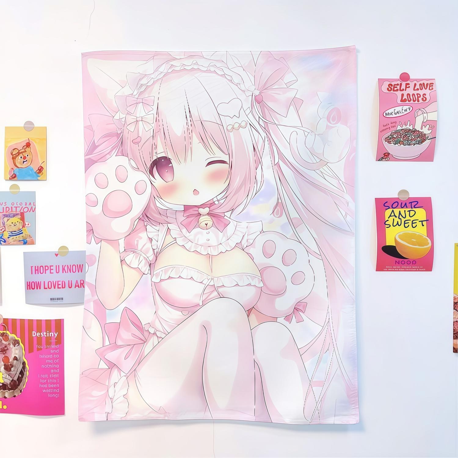Cartoon Anime Tapestry Flat Print Wall Decor for Teens Room Dorm Birthday Party Decor Gift Idea 74x94cm(29x37in)
Cartoon Anime Tapestry Flat Print Wall Decor for Teens Room Dorm Birthday Party Decor Gift Idea 74x94cm(29x37in)