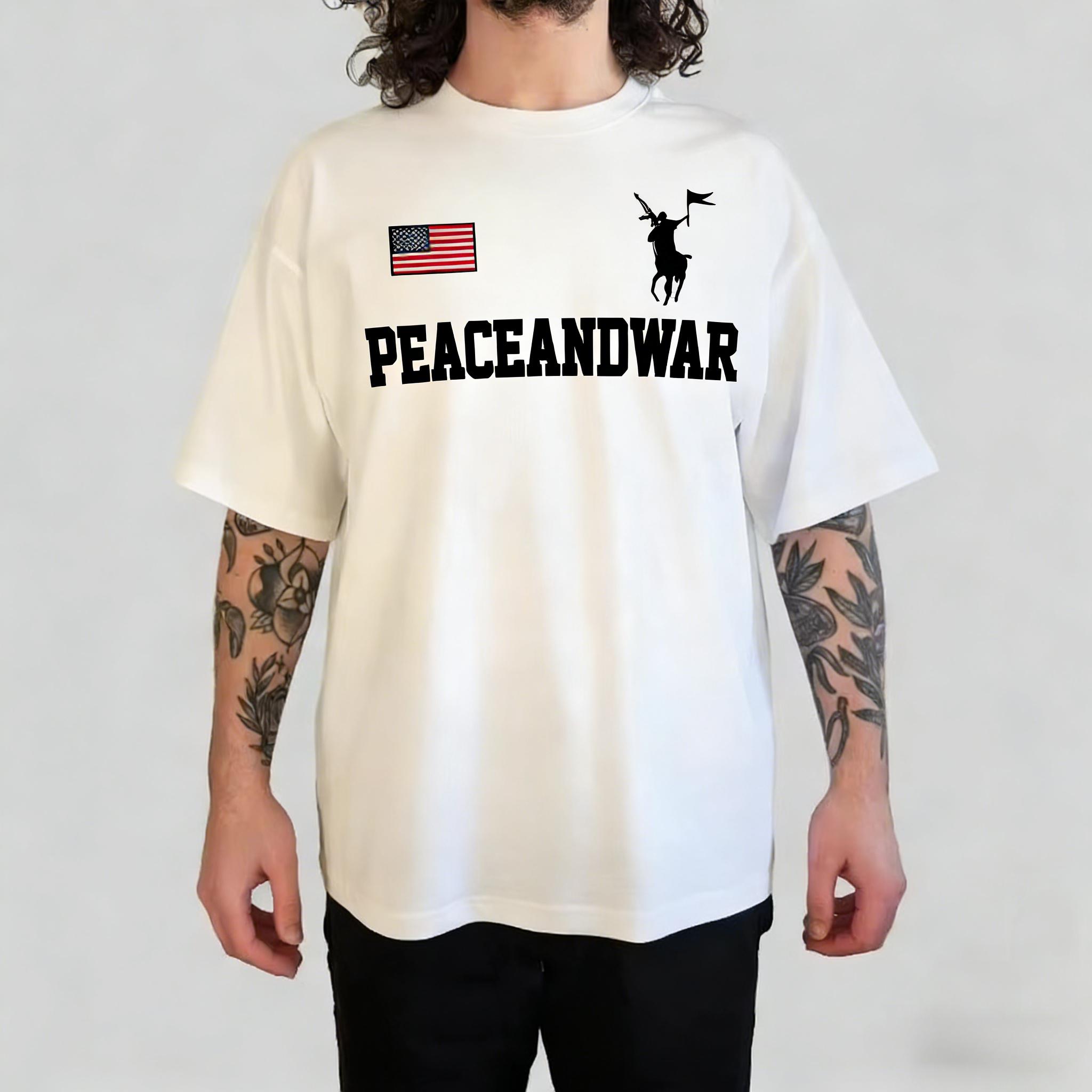 Hip Hop Mens and Peace Flag American Retro Pure Cotton Tshirt Y2k Streetwaer Casual Short Sleeved Loose and Comfortable 2026 M
Hip Hop Mens and Peace Flag American Retro Pure Cotton Tshirt Y2k Streetwaer Casual Short Sleeved Loose and Comfortable 2026 M