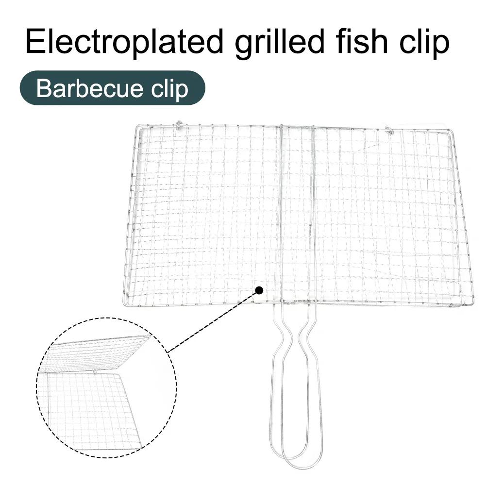 Cooking Food Grilled fish splint 360° Rotation Stainless Steel BBQ Vegetable Basket Electroplating Fish Grilling CHINA
Cooking Food Grilled fish splint 360° Rotation Stainless Steel BBQ Vegetable Basket Electroplating Fish Grilling CHINA