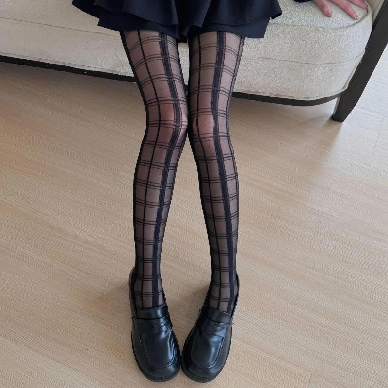 Jk Plaid Women Tights Pantyhose Black Pattern Thigh High Stockings Tights Women Sexy Lingerie Y2K Body Stockings Tight Pantyhose One Size
Jk Plaid Women Tights Pantyhose Black Pattern Thigh High Stockings Tights Women Sexy Lingerie Y2K Body Stockings Tight Pantyhose One Size