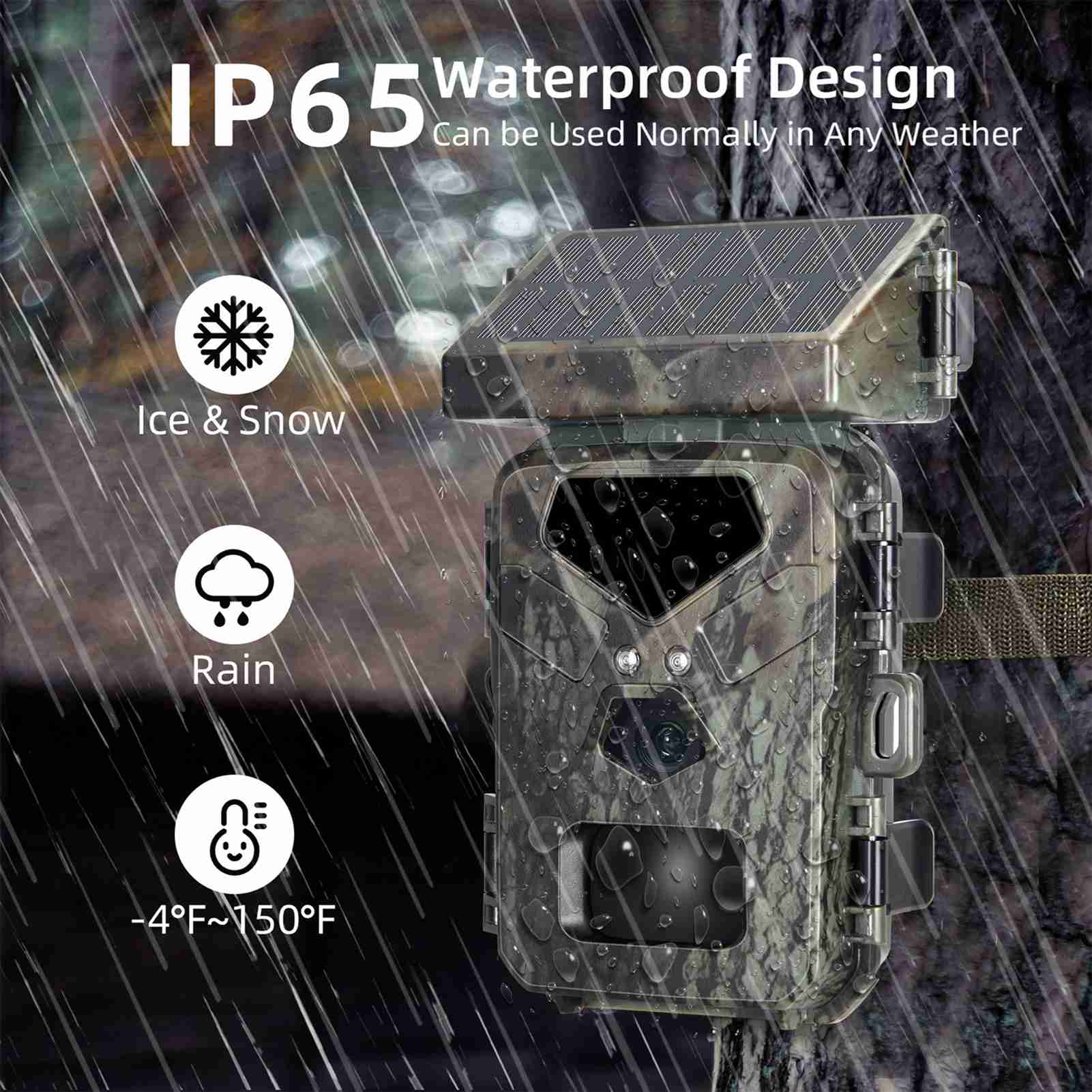 1080P Camera IP65 2.0in Wildlife Camera with 0.45S Trigger Time for Outdoor
1080P Camera IP65 2.0in Wildlife Camera with 0.45S Trigger Time for Outdoor