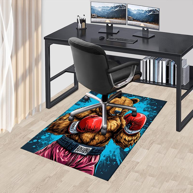 Boxing Bear Chair Mat Office Carpet for Home Decor, Oversized Rug for Sofa, Gift Idea for Office and Living Room 60cm by 90cm
Boxing Bear Chair Mat Office Carpet for Home Decor, Oversized Rug for Sofa, Gift Idea for Office and Living Room 60cm by 90cm