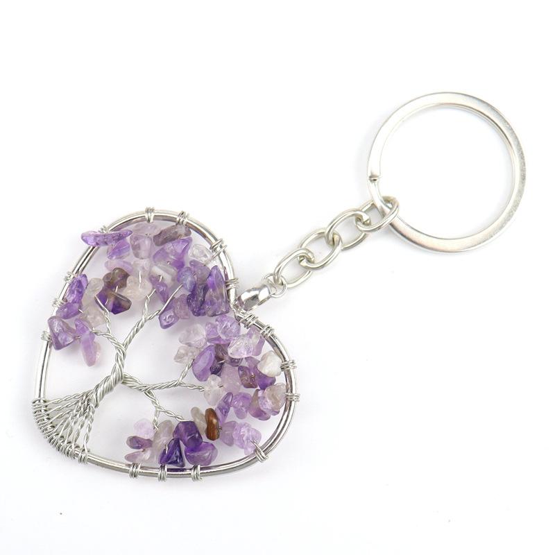 Crystal Gravel Peach Heart Tree Of Life Keychain Heart Bag Pendant K06 Graduation Gift Car Key аметист
Crystal Gravel Peach Heart Tree Of Life Keychain Heart Bag Pendant K06 Graduation Gift Car Key аметист