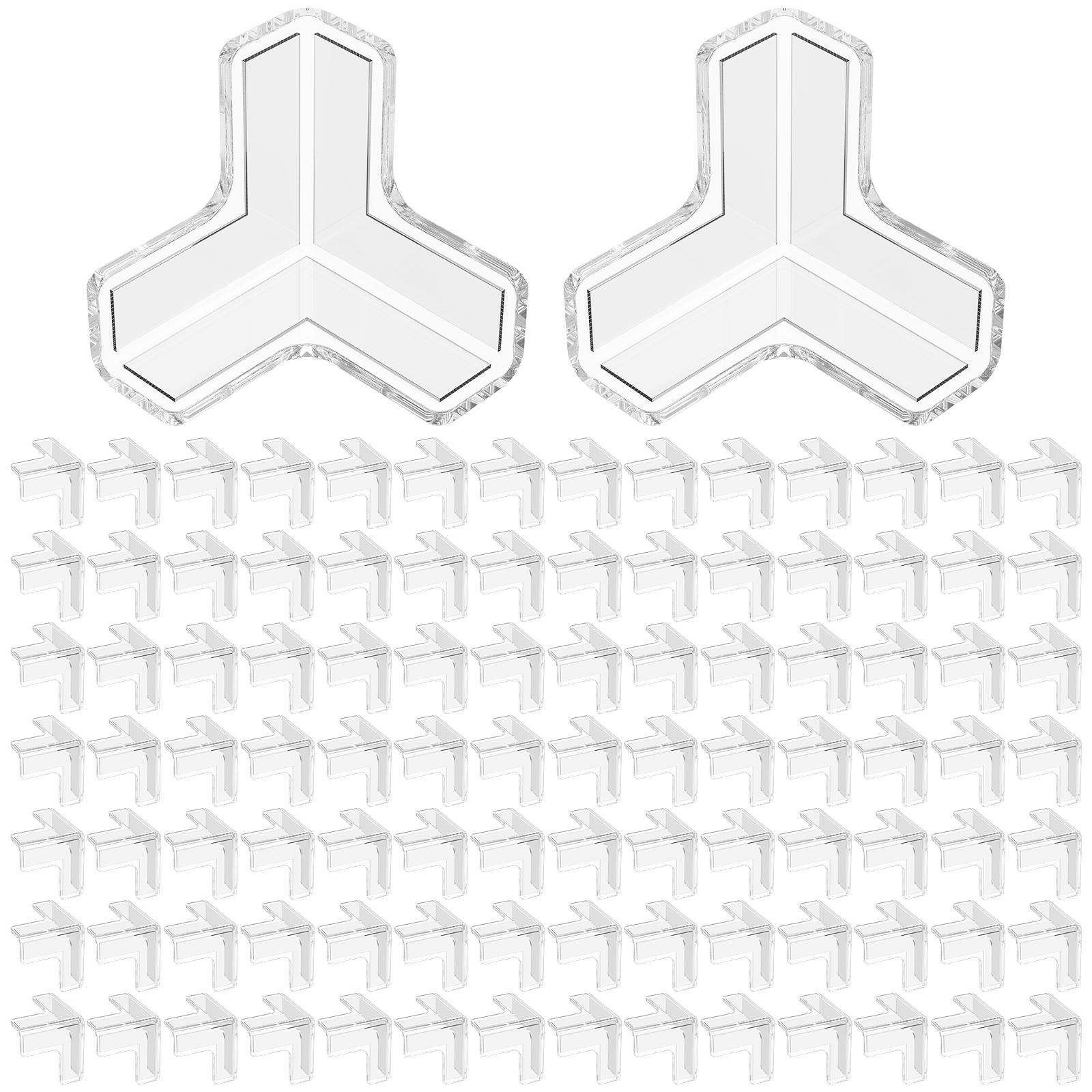 100 pieces of PVC transparent corner protectors shock-absorbing and self-adhesive furniture corners living room bedroom kitchen
100 pieces of PVC transparent corner protectors shock-absorbing and self-adhesive furniture corners living room bedroom kitchen