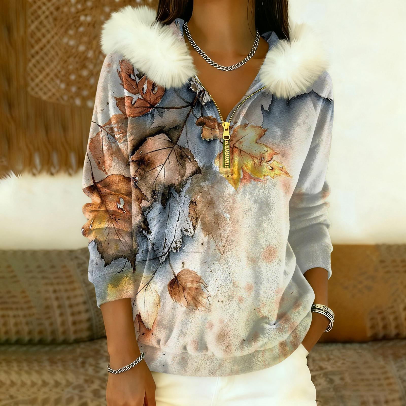 Women s Loose And Comfortable Casual Fashion Half-Zip Hooded Long Sleeve Conventional Printing Top S
Women s Loose And Comfortable Casual Fashion Half-Zip Hooded Long Sleeve Conventional Printing Top S