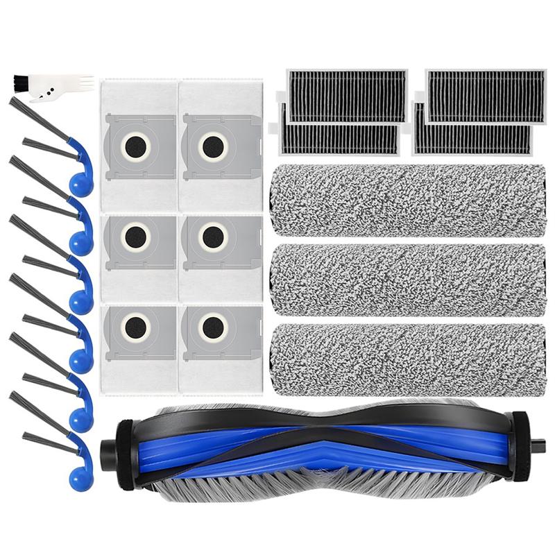 A78E-Fit Replacement Main Roller Mop Cloth Side Brush Dust Bag HEPA Filter For ECOVACS T80 PRO OMNI/T80 OMNI Robot Vacuums
A78E-Fit Replacement Main Roller Mop Cloth Side Brush Dust Bag HEPA Filter For ECOVACS T80 PRO OMNI/T80 OMNI Robot Vacuums