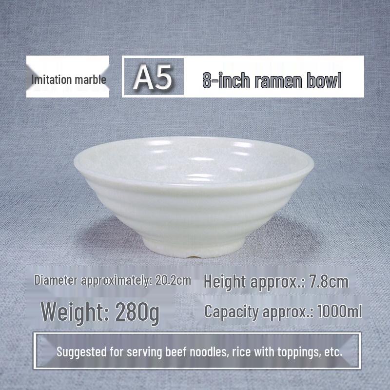 Commercial Melamine Noodle Soup Bowl
Commercial Melamine Noodle Soup Bowl