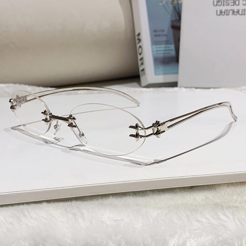 cutting rimless small oval star sunglasses for women new fashion alloy Y2K sun glasses ladies hip hop gradient sun glasses uv400 as picture
cutting rimless small oval star sunglasses for women new fashion alloy Y2K sun glasses ladies hip hop gradient sun glasses uv400 as picture