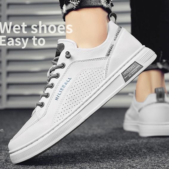 Mens Leather Shoes Fall Fashion Sneakers for Driving Walking Office Comfortable Men Slip on Skate Flats Non Slip Youth Shoe 39
Mens Leather Shoes Fall Fashion Sneakers for Driving Walking Office Comfortable Men Slip on Skate Flats Non Slip Youth Shoe 39
