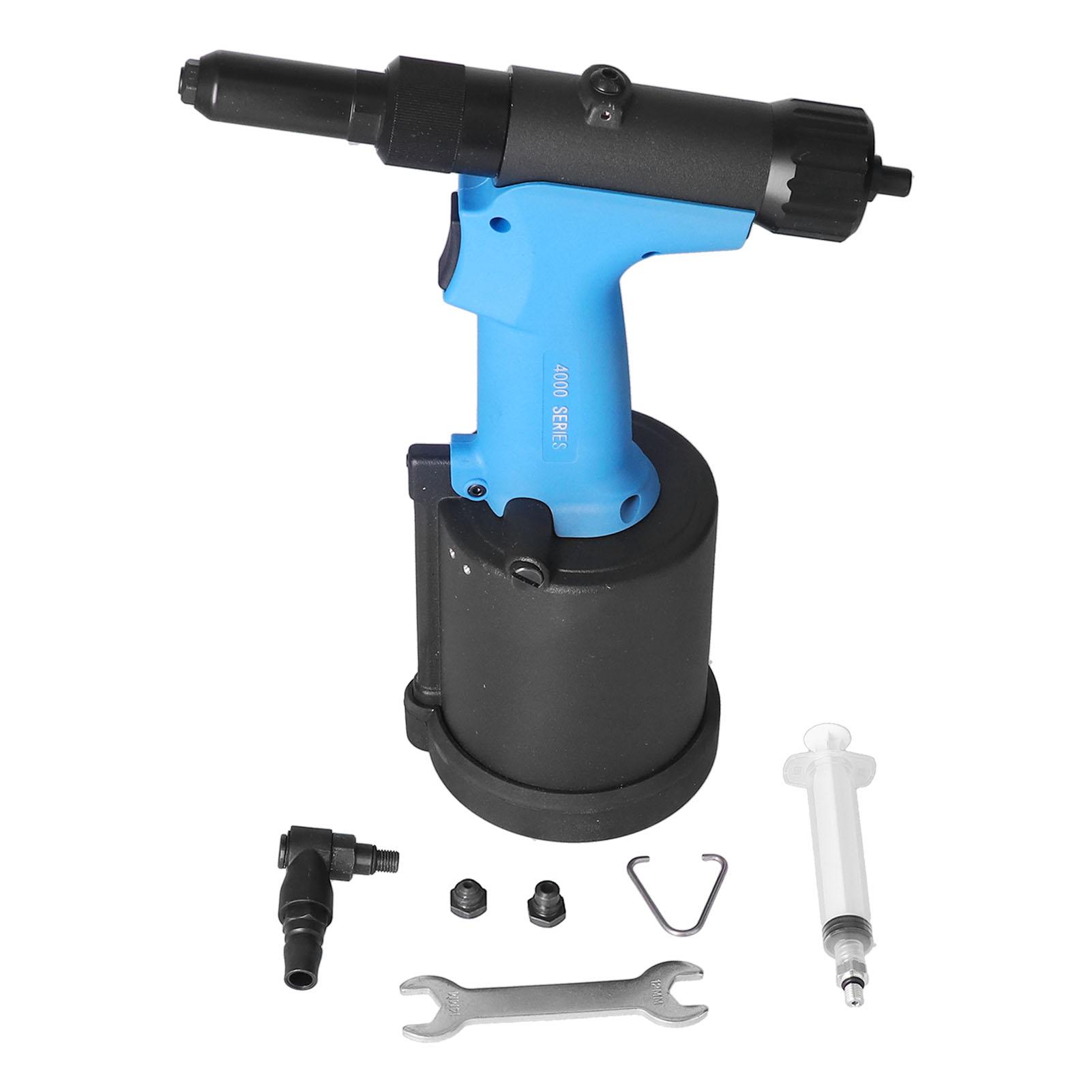 Air Riveter 4.06.4mm Capacity Pneumatic Riveting Machine Industrial Grade Hydraulic Riveting Tool 
Air Riveter 4.06.4mm Capacity Pneumatic Riveting Machine Industrial Grade Hydraulic Riveting Tool