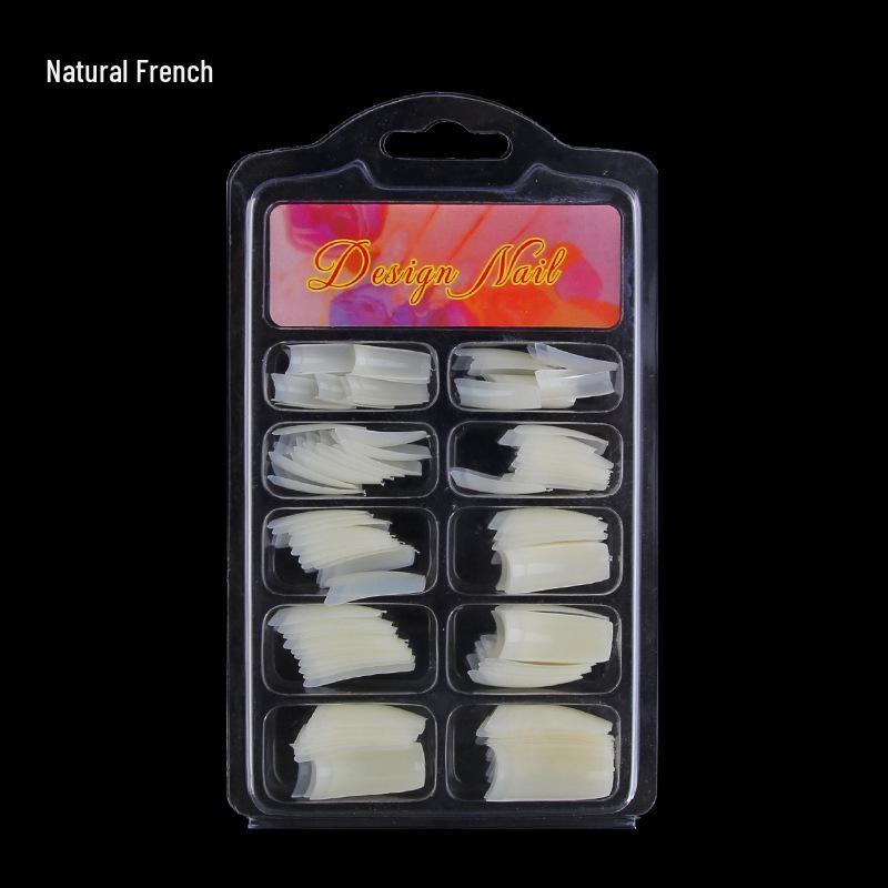 100 Piece Pack: Transparent Full & Half Cover French White Natural Fake Nail Tips
100 Piece Pack: Transparent Full & Half Cover French White Natural Fake Nail Tips