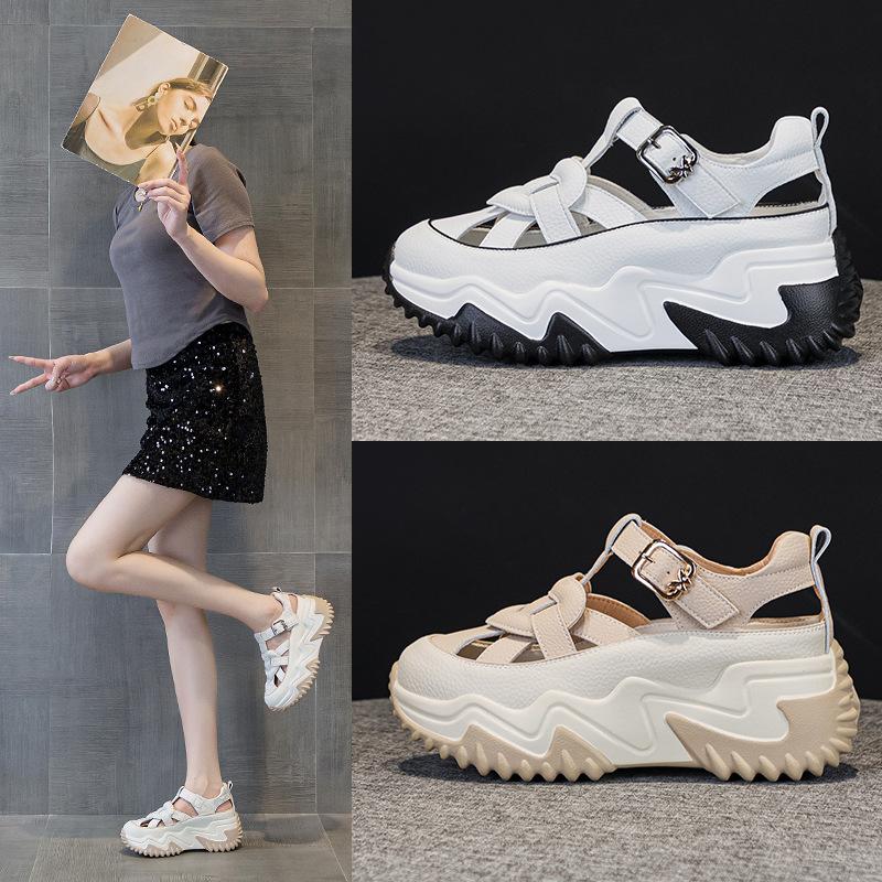 8806 inner height increase 7CM leather dad shoes women, summer new versatile Korean version thick-soled muffin 33 білий
8806 inner height increase 7CM leather dad shoes women, summer new versatile Korean version thick-soled muffin 33 білий