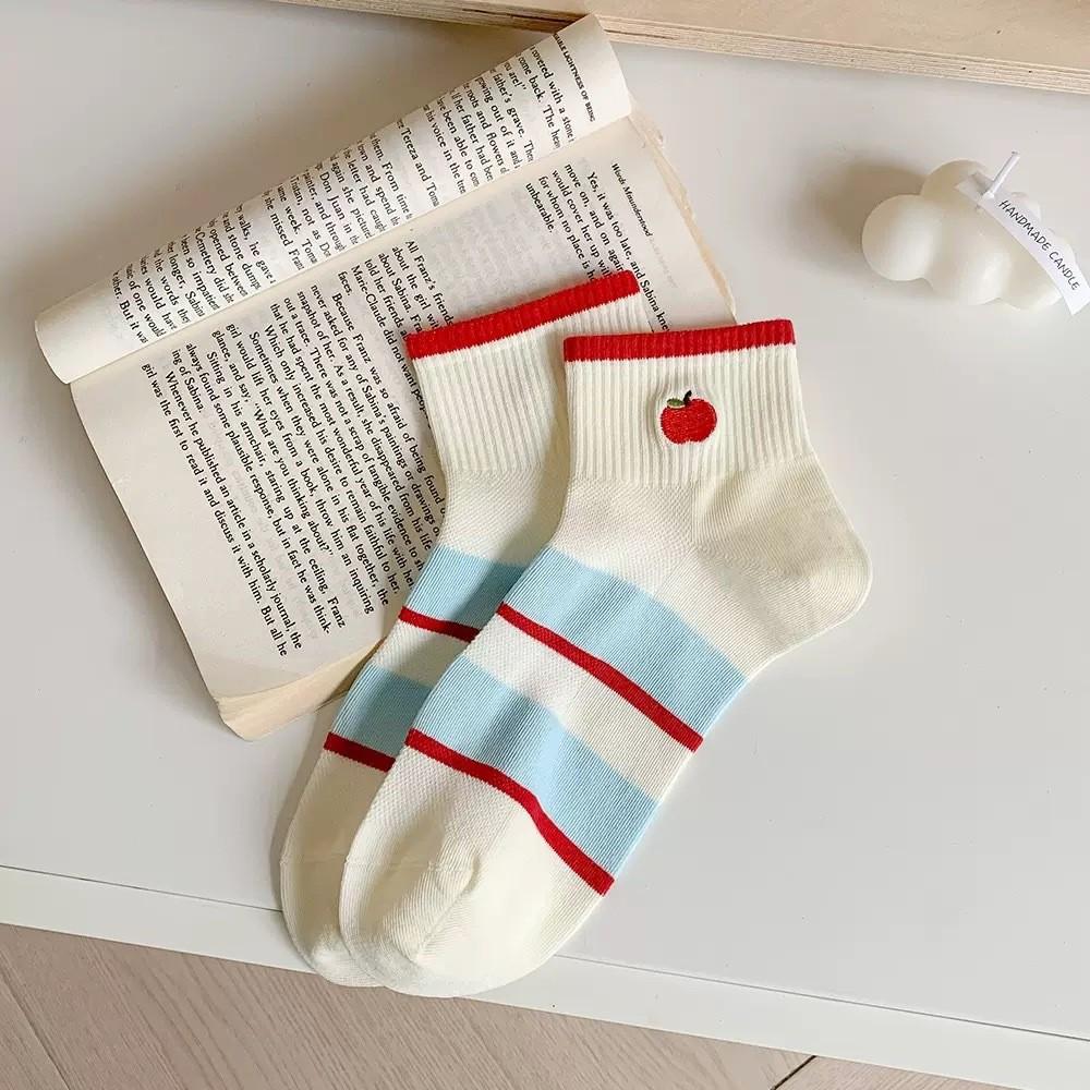 Girly Japanese-Style Breathable Cotton Low-Cut Socks - Seamless, Sweat-Absorbent, Summer White One Size
Girly Japanese-Style Breathable Cotton Low-Cut Socks - Seamless, Sweat-Absorbent, Summer White One Size
