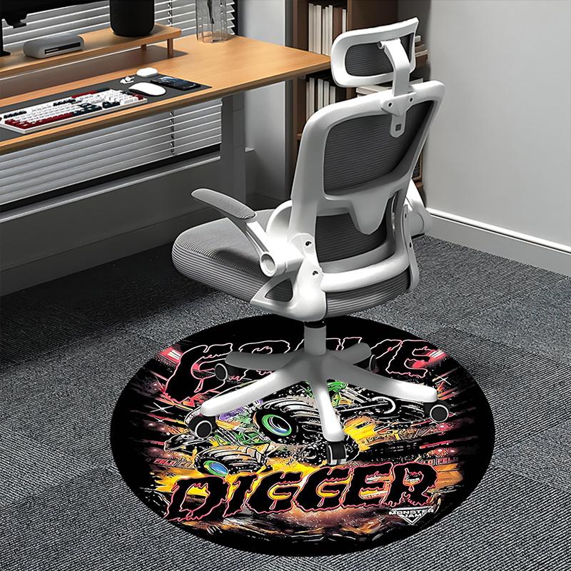 Monster Jam,Grave Digger Chair mat Round Rug-Office carpet, Machine Washable, Non-slip, Suitable for Living Rooms, Bedrooms, Entryways, and 80cm by 80cm
Monster Jam,Grave Digger Chair mat Round Rug-Office carpet, Machine Washable, Non-slip, Suitable for Living Rooms, Bedrooms, Entryways, and 80cm by 80cm