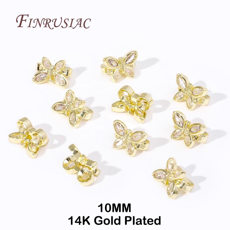 10MM Rhodium/Gold Plated Shiny Zircon Butterfly Spacer Bars 2 Holes Separators For Strand Beads Jewelry Making DIY Accessories 2 Pieces
10MM Rhodium/Gold Plated Shiny Zircon Butterfly Spacer Bars 2 Holes Separators For Strand Beads Jewelry Making DIY Accessories 2 Pieces