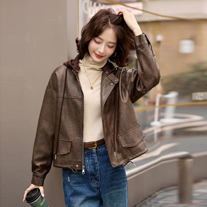 Дизайнерская текстурированная кожаная куртка женская куртка весна и осень новая однобортная с лацканами топ куртка-локомотив короткая кожаная куртка 2XL хаки
Дизайнерская текстурированная кожаная куртка женская куртка весна и осень новая однобортная с лацканами топ куртка-локомотив короткая кожаная куртка 2XL хаки