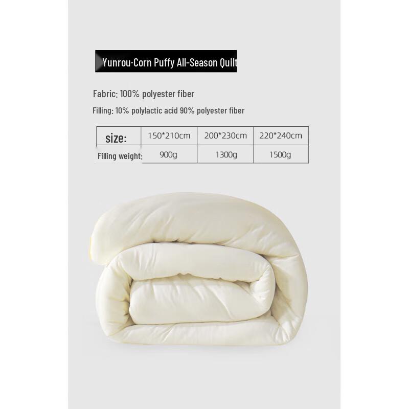 Mercury Home Textiles Cloud Soft Corn Fluffy Four Seasons Duvet
Mercury Home Textiles Cloud Soft Corn Fluffy Four Seasons Duvet