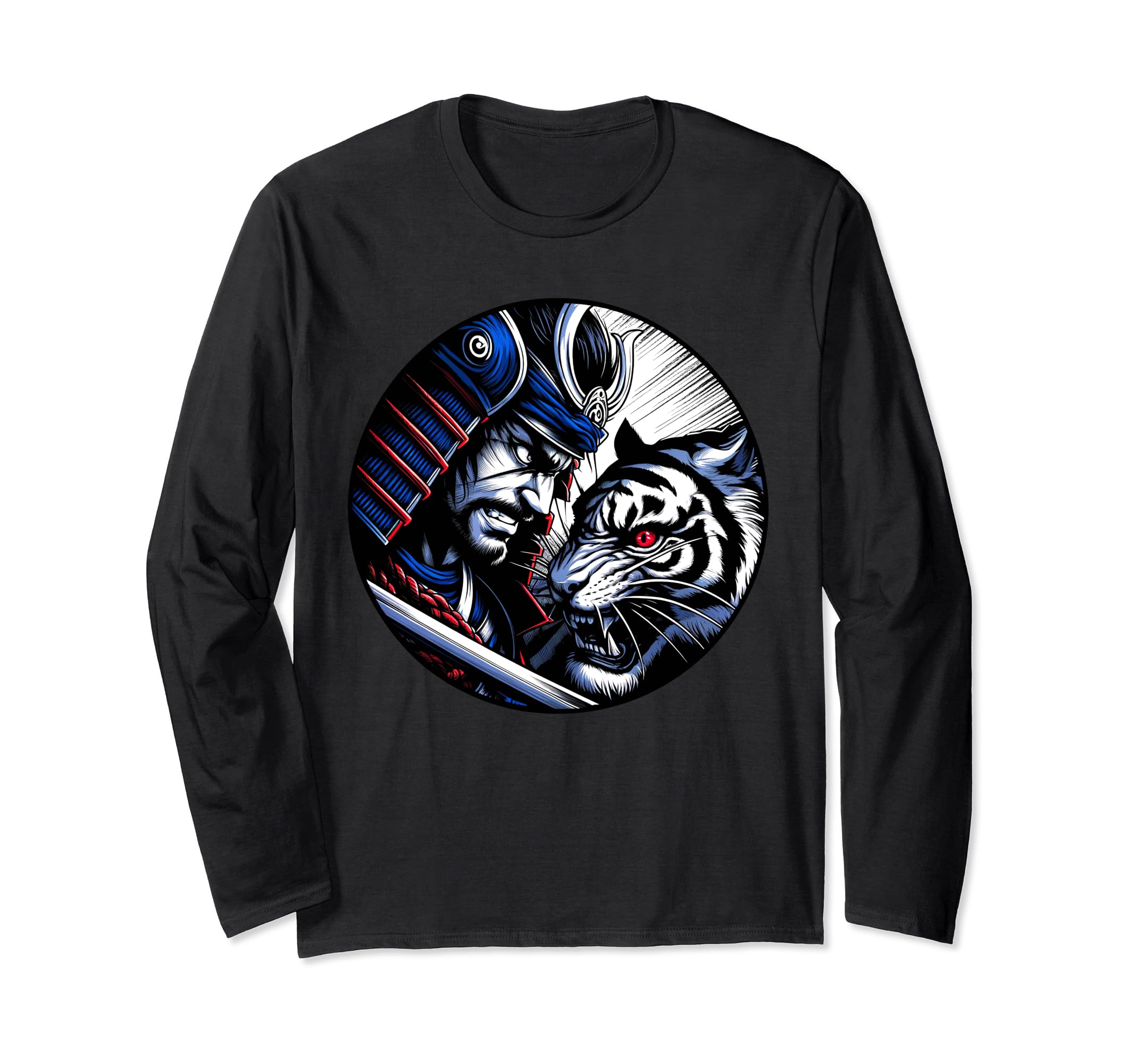 Футболка с длинным рукавом Tiger Samurai Double The Anime Double The Samurai в японском стиле чёрный
Футболка с длинным рукавом Tiger Samurai Double The Anime Double The Samurai в японском стиле чёрный