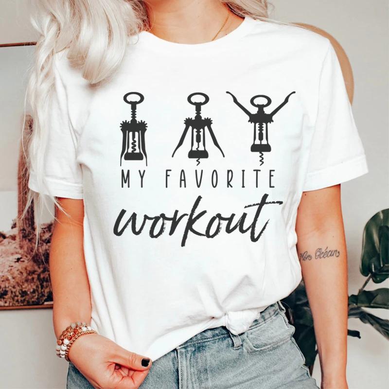 Funny My Favorite Workout Graphic Tees Alcohol Drinking Sarcastic Women T-Shirts Cotton Short Sleeve Wine Lover T Shirt Gift S білий
Funny My Favorite Workout Graphic Tees Alcohol Drinking Sarcastic Women T-Shirts Cotton Short Sleeve Wine Lover T Shirt Gift S білий