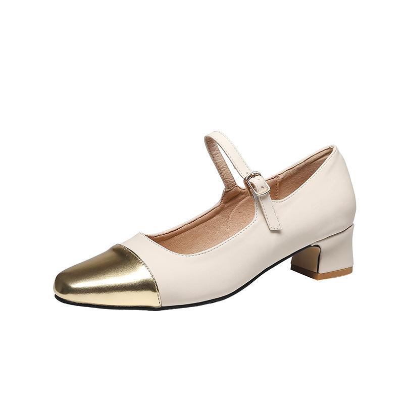Fashion square toe gold leather patchwork med- high heels shoes woman thick heel ankle strap pumps comfy mary janes shoes for woman 4.5 абрикосовый
Fashion square toe gold leather patchwork med- high heels shoes woman thick heel ankle strap pumps comfy mary janes shoes for woman 4.5 абрикосовый