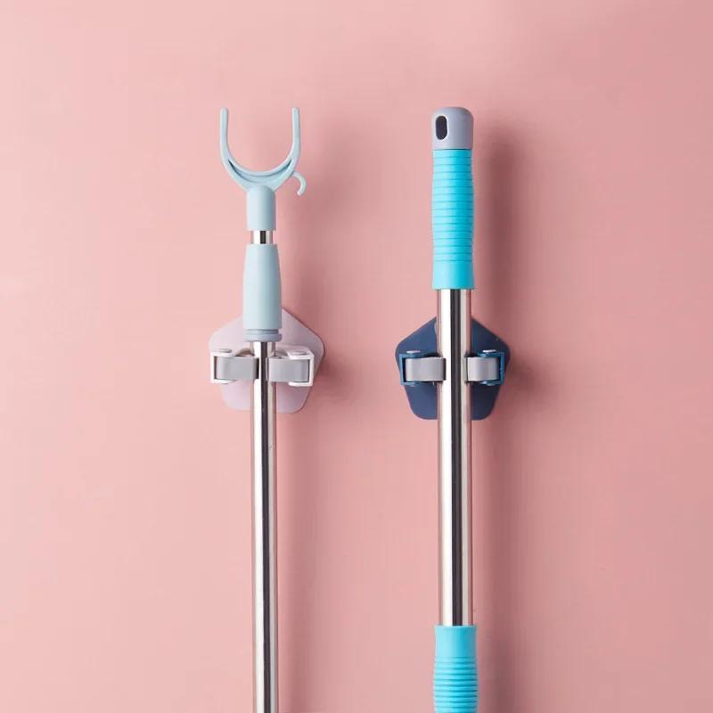 High Quality Wall Mounted Mop Organizer Holder Brush Broom Hanger Home Storage Rack Bathroom Suction Hanging Pipe Hooks синий
High Quality Wall Mounted Mop Organizer Holder Brush Broom Hanger Home Storage Rack Bathroom Suction Hanging Pipe Hooks синий