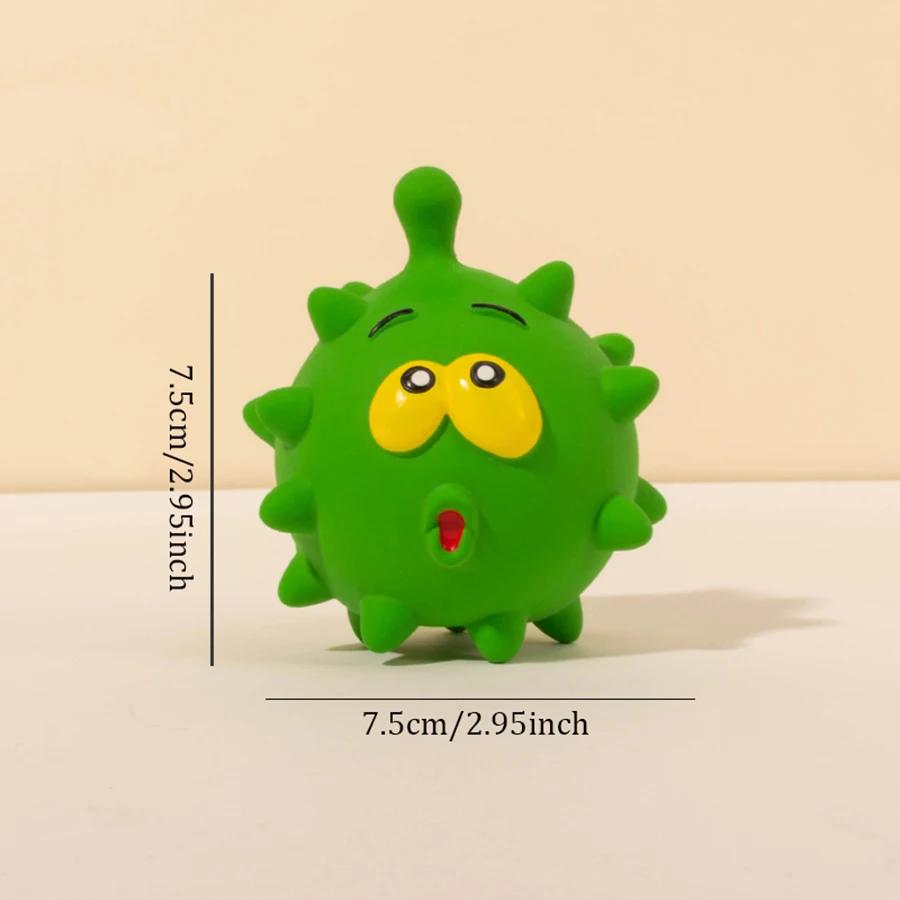 Latex Squeaky Emoji Face Spiky Ball - Pet Toy for Small Dogs, Teething & Teeth Cleaning, Fun Interactive Doggie Plaything зелений
Latex Squeaky Emoji Face Spiky Ball - Pet Toy for Small Dogs, Teething & Teeth Cleaning, Fun Interactive Doggie Plaything зелений