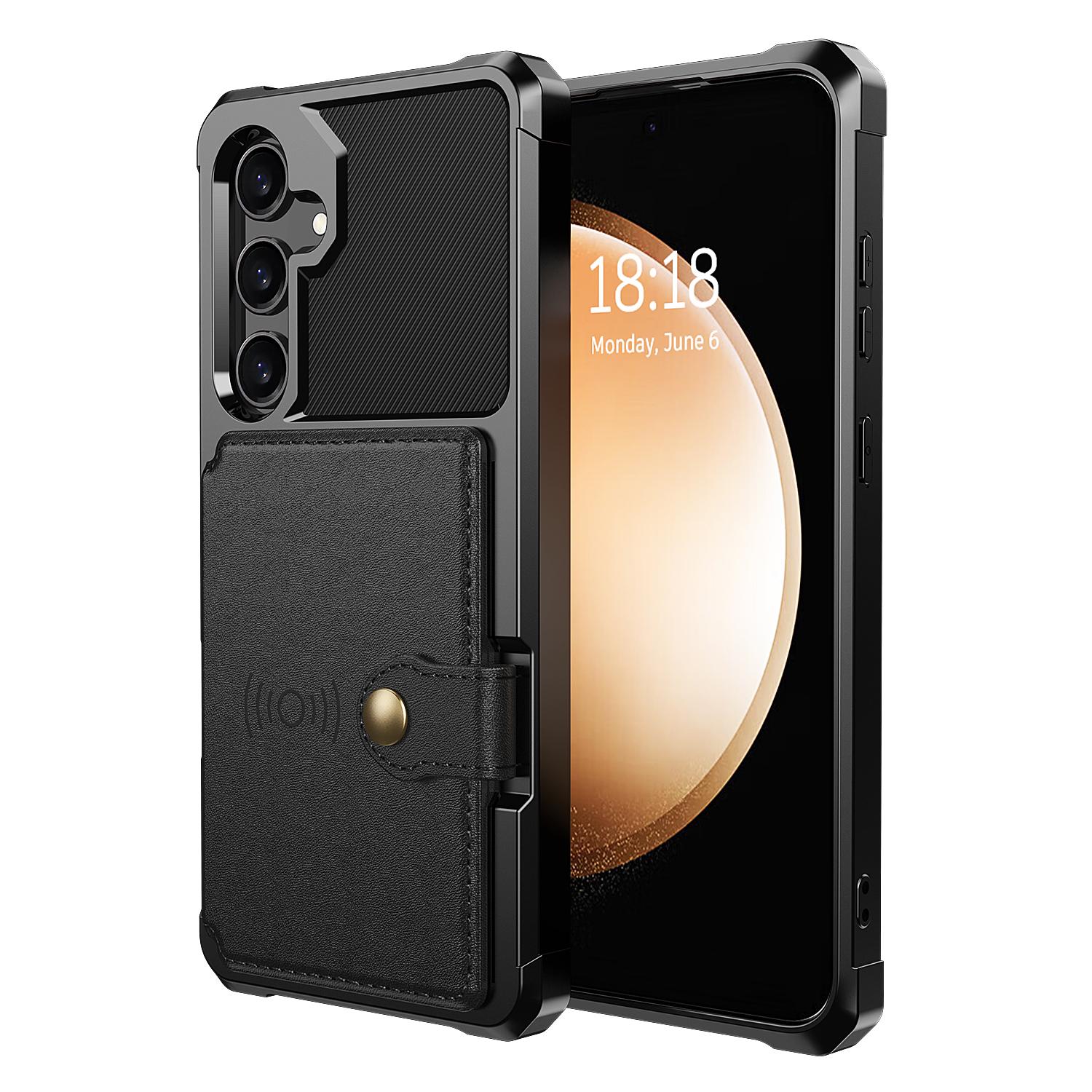 ZM03 For Samsung Galaxy S24+ Phone Cover PU Leather Coated TPU Drop-resistant Card Holder Back Case Black
ZM03 For Samsung Galaxy S24+ Phone Cover PU Leather Coated TPU Drop-resistant Card Holder Back Case Black