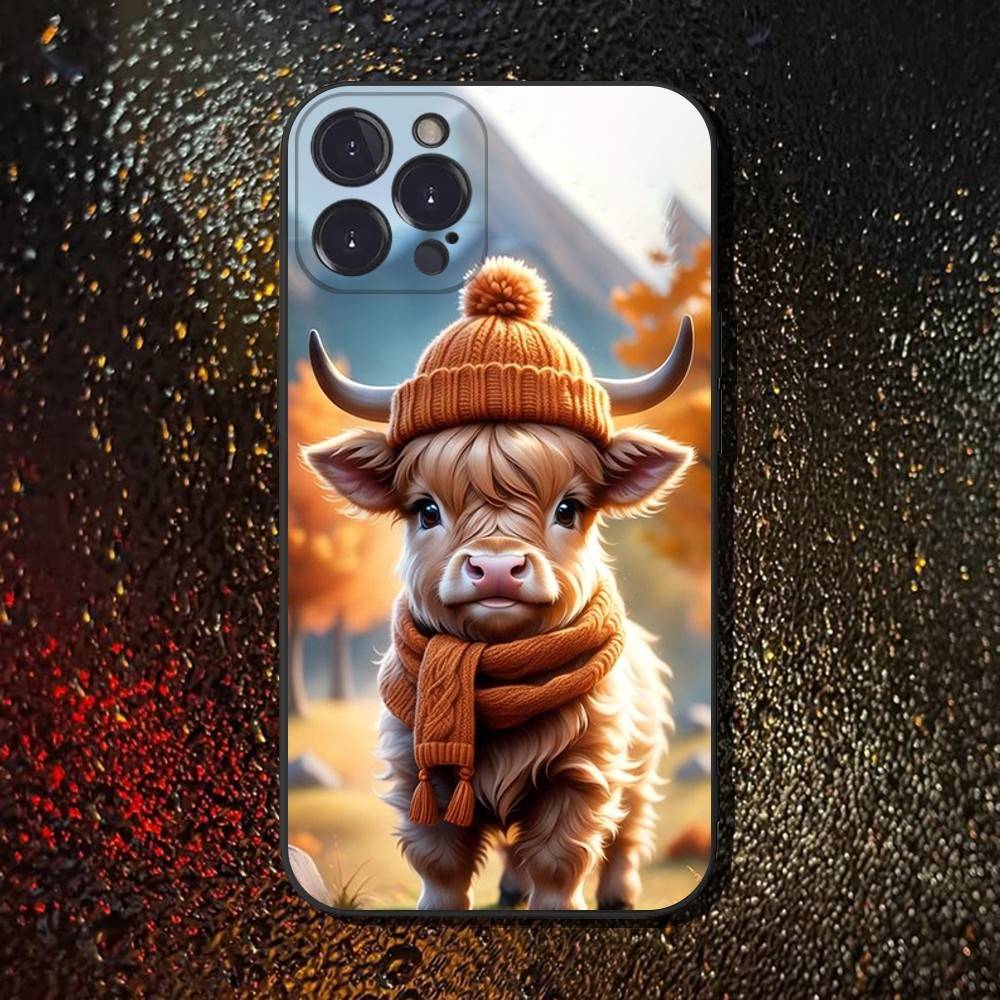 Cute Highland Cow Phone Case For iPhone 16,15,14,13,12,11 Plus,Pro Max,XS,X,XR,SE,Mini,8,7,Soft Silicone Black Cover iPhone11PRO
Cute Highland Cow Phone Case For iPhone 16,15,14,13,12,11 Plus,Pro Max,XS,X,XR,SE,Mini,8,7,Soft Silicone Black Cover iPhone11PRO