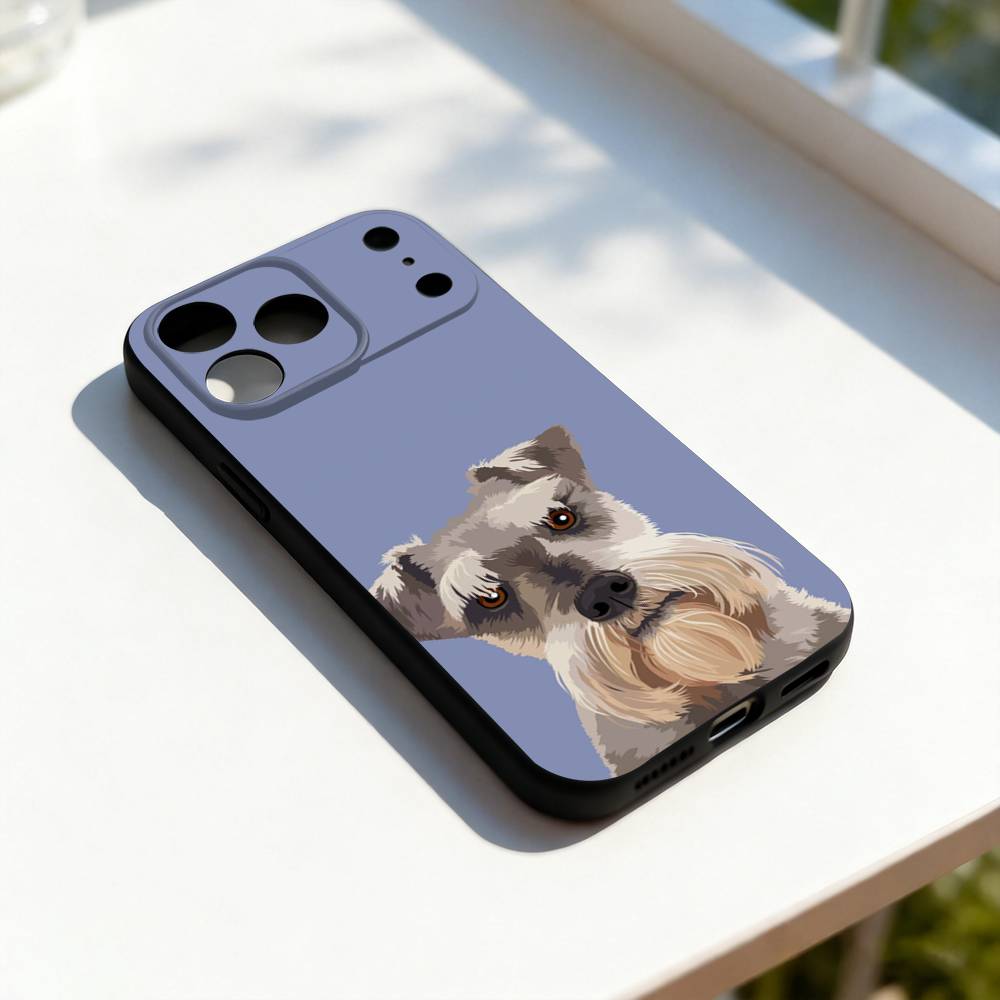 Cartoon S-Schnauzer Dog Phone Case For iPhone 11,12,13,14,15,16,17,Pro,Max,Plus,E,SE4,Air,Mini Black Soft Cover iPhone16promax
Cartoon S-Schnauzer Dog Phone Case For iPhone 11,12,13,14,15,16,17,Pro,Max,Plus,E,SE4,Air,Mini Black Soft Cover iPhone16promax