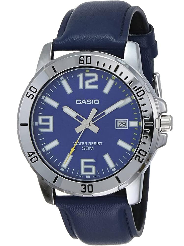 Casio Enticer Blue Leather Band Blue Dial Casual Analog Sporty Watch MTP-VD01L-2BV Мужские
Casio Enticer Blue Leather Band Blue Dial Casual Analog Sporty Watch MTP-VD01L-2BV Мужские