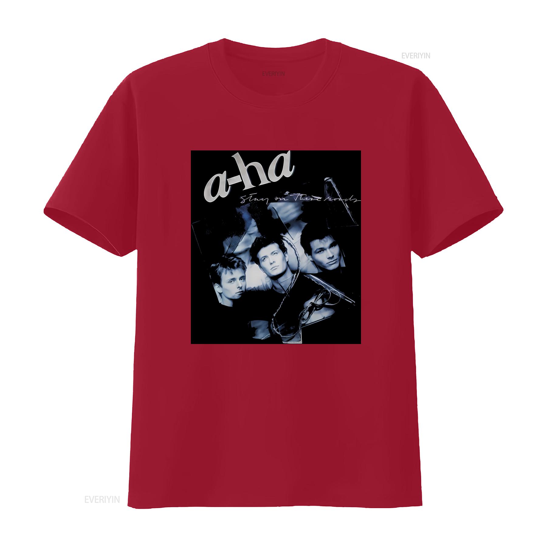Cotton T Shirt A Ha Music Stay on These Roads Paul Waaktaar Savoy Band vintage Washed Breathable homme Comfortable S
Cotton T Shirt A Ha Music Stay on These Roads Paul Waaktaar Savoy Band vintage Washed Breathable homme Comfortable S