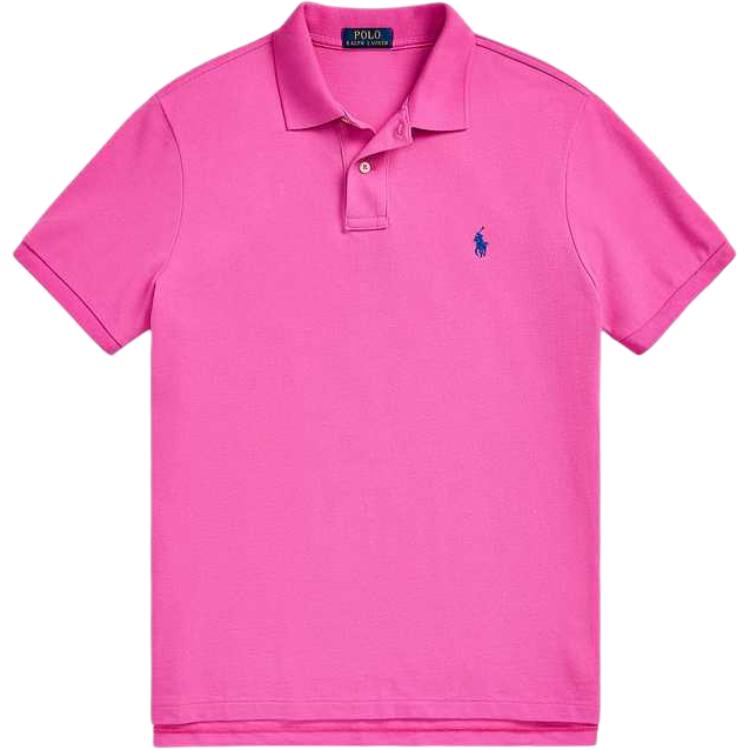 Мужская рубашка поло Polo Ralph Lauren Custom Slim Fit из хлопкового пике, розовая, MNPOKNI1N823387-650 S
Мужская рубашка поло Polo Ralph Lauren Custom Slim Fit из хлопкового пике, розовая, MNPOKNI1N823387-650 S