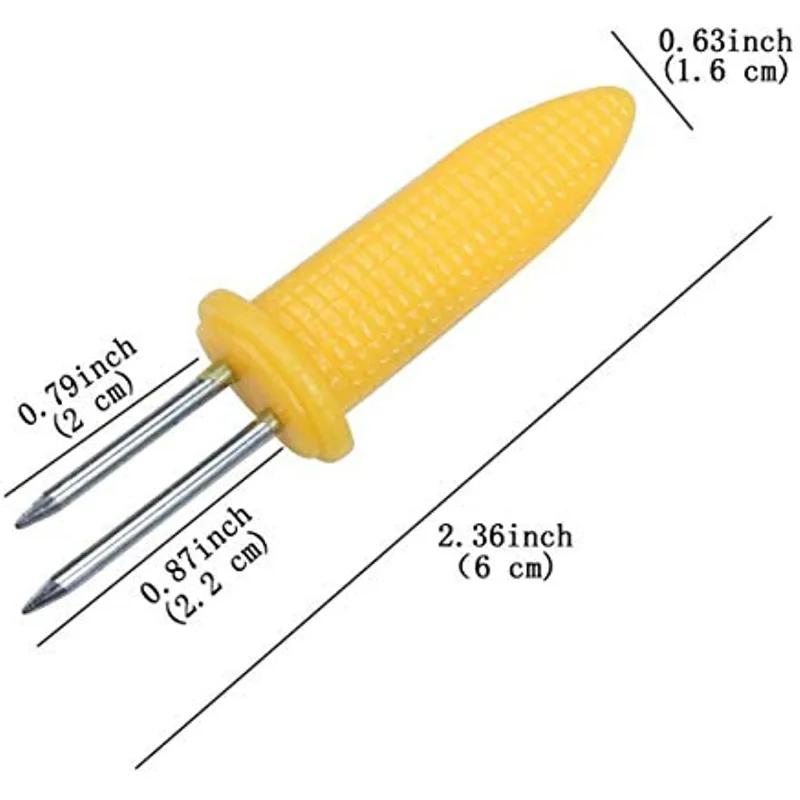 10pcs Fork Corn Skewer Stainless Steel Corn Holders Corn On The Cob Skewers Fruit Forks Outdoor Camping Cooking Barbecue Tool
10pcs Fork Corn Skewer Stainless Steel Corn Holders Corn On The Cob Skewers Fruit Forks Outdoor Camping Cooking Barbecue Tool
