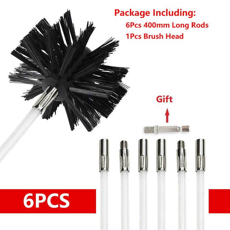 Flexible Chimney Cleaning Brush Extendable Flexible Dryer Vent Cleaner Soft Bristle Effective Air Duct Cleaning Tool
Flexible Chimney Cleaning Brush Extendable Flexible Dryer Vent Cleaner Soft Bristle Effective Air Duct Cleaning Tool
