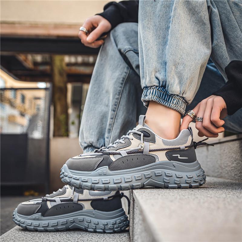 Dad shoes men s new spring and autumn breathable mesh casual height increase running student tire sole sports trendy shoes 39
Dad shoes men s new spring and autumn breathable mesh casual height increase running student tire sole sports trendy shoes 39