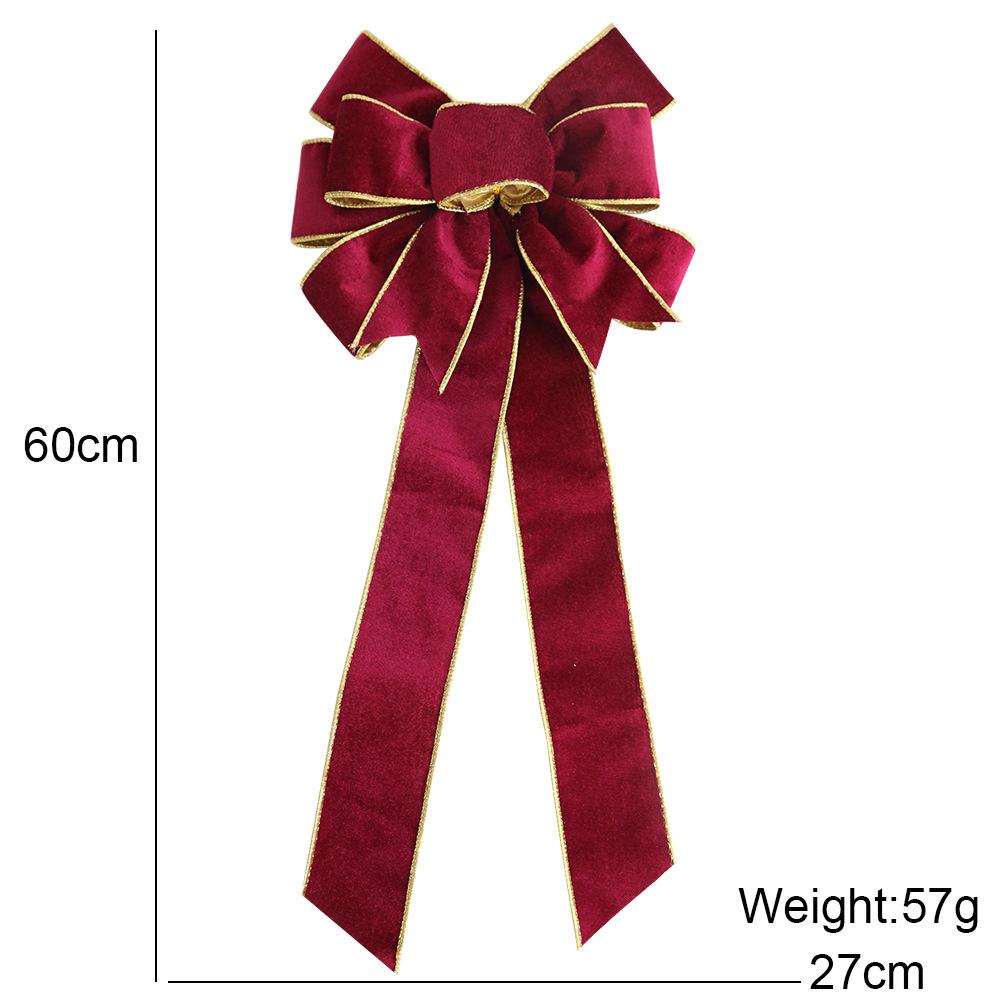 60cm Big Red Bow Christmas Tree Decoration Pendant Velvet Christmas Bow Christmas Home Decoration 27x60cm
60cm Big Red Bow Christmas Tree Decoration Pendant Velvet Christmas Bow Christmas Home Decoration 27x60cm