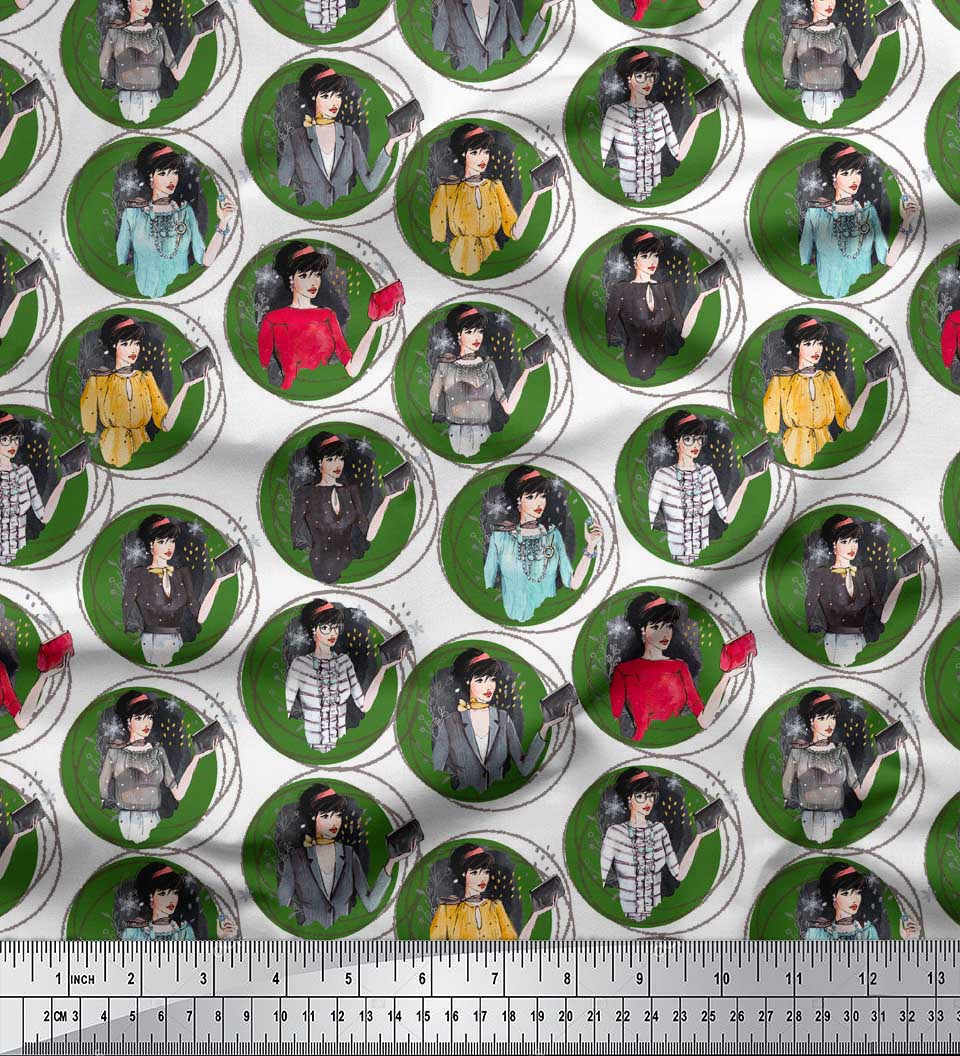 Чорна японська креп-атласна тканина Soimoi у крапку, клатч і жіноча група з принтом 1 метр 42 дюйма 42 Inch Wide - Poly Crepe зелений
Чорна японська креп-атласна тканина Soimoi у крапку, клатч і жіноча група з принтом 1 метр 42 дюйма 42 Inch Wide - Poly Crepe зелений